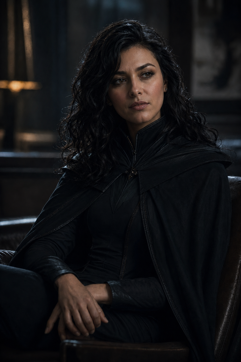 Shadowgirl in a more relaxed reflective portrait